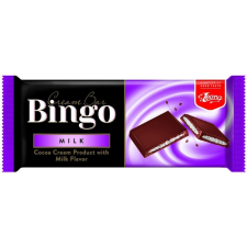 Bingo BINGO tej ízű krémmel töltött tejtábla - 90g csokoládé és édesség