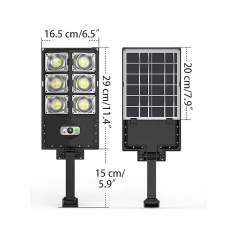 Bingoo 600w napelemes utcai lámpa kültéri világítás
