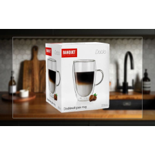 Bingoo BANQUET Duplafalú üvegbögre DOBLO 360 ml 04205031 bögrék, csészék
