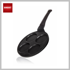 Bingoo BANQUET Serpenyő 4 palacsintához tapadásmentes felülettel ALIVIA 26 cm 40050010-A edény