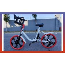 Bingoo Carbon Elektromos városi kerékpár kosárral BS0249 city kerékpár
