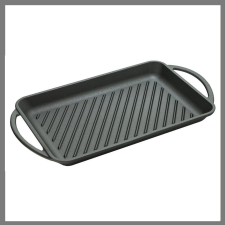 Bingoo Cattara Grill serpenyő fogantyúval öntöttvas 33x21,5cm 13062 edény