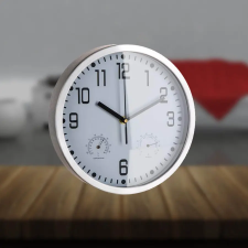 Bingoo Falióra 25 cm hőmérővel és páratartalommérővel falióra