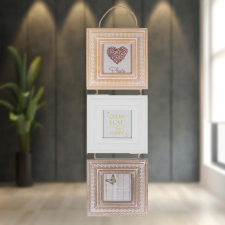 Bingoo Képkeret LACEWORK 10x10cm, 3 fotóhoz 63917504 fényképkeret