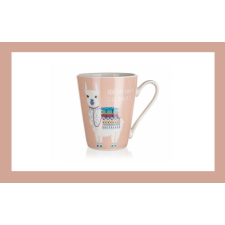 Bingoo Kerámia bögre LAMA 320ml, rózsaszín 60270024 bögrék, csészék