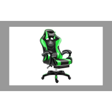 Bingoo Likeregal 920 masszázs gamer szék lábtartóval zöld holm1048M forgószék