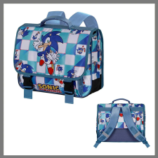 Bingoo Sega- Sonic Blue hátizsák, iskolatáska kék ZT05021 iskolatáska