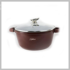 Bingoo SILVER KING - MÁRVÁNYBEVONATÚ LAPOS LÁBAS (32CM) - SR-3032 edény