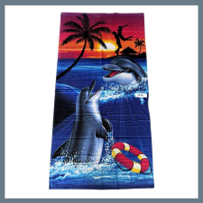 Bingoo Strand törölköző 70 x 140 cm - Delfin mintás 1773 lakástextília
