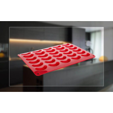 Bingoo Szilikon hókifli sütőforma CULINARIA Red 30 részes sütés és főzés