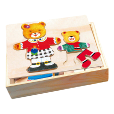 Bino fa puzzle Mackós öltöztetős 36 db puzzle, kirakós