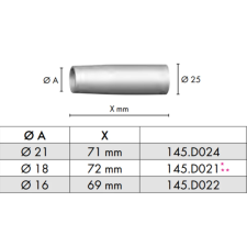 Binzel Gázterelo BINZEL RD M16/NW18 hegesztés