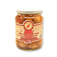 Bio Berta Bio Berta bio hagymapaprikás (mini vöröshagymák paprikával) savanyúság 720 ml konzerv