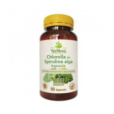  BIO BIOMENÜ CHLORELLA ÉS SPIRULINA ALGA KAPSZULA 60DB vitamin és táplálékkiegészítő