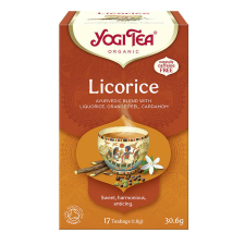 BIO Édesgyökér tea 17x1,8g Yogi Licorice gyógytea