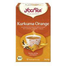 BIO Kurkuma narancs tea 17x2,0g Yogi Kurkuma Orange gyógytea