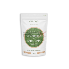 - Bio nutriqa organic vegan chlorella és spirulina tabletta 125g vitamin és táplálékkiegészítő
