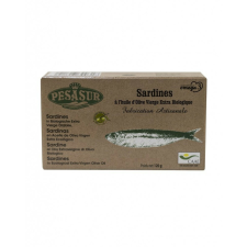 BIO Pesasur Szardínia filé extra szűz olívaolajban 120g konzervdobozos konzerv