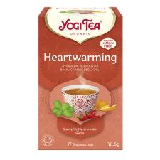 BIO Szívmelengető (Életöröm) tea 17x1,8g Yogi Heartwarming tea