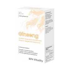  Bio Vitality Ginseng gyökér kivonat kapszula 30x vitamin és táplálékkiegészítő