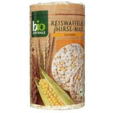 BIO ZENTRALE köles-kukorica waffel  - 100 g biokészítmény