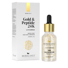 Biobalance Biobalance szuperszérum arcra 24 karátos arannyal és peptidekkel 30 ml arcszérum