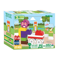 Biobuddi - Építőjáték - Babakocsis séta (konstruáló játék) - A játék LEGO DUPLO kompatibilis. barkácsolás, építés