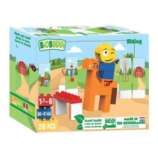  Biobuddi - Építőjáték - Lovagló iskola  (konstruáló játék) - A játék LEGO DUPLO kompatibilis. egyéb bébijáték