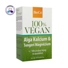 BioCo 100% Vegan Alga Kalcium & Tengeri Magnézium Filmtabletta 60db vitamin és táplálékkiegészítő