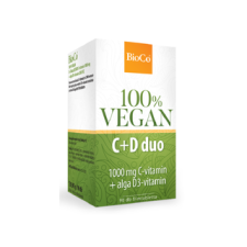 BioCo 100% VEGAN C+D duo filmtabletta 90db vitamin és táplálékkiegészítő