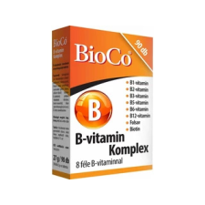 BioCo b-vitamin komplex tabletta 90 db vitamin és táplálékkiegészítő