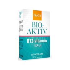 BioCo BIOAKTÍV B-12 vitamin 60db vitamin és táplálékkiegészítő