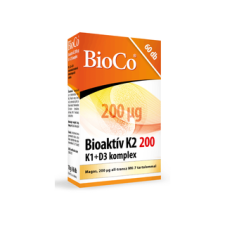 BioCo Bioaktív K2 200 K1+D3 komplex 60db vitamin és táplálékkiegészítő