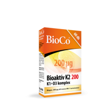  Bioco Bioaktív K2 200 Mikrogramm K1+D3 Komplex tabletta 60x vitamin és táplálékkiegészítő
