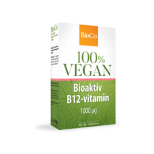 BioCo BioCo 100% VEGAN Bioaktív B12-vitamin 1000mcg 90db vitamin és táplálékkiegészítő