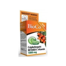 BioCo BioCo Csipkebogyós Retard C-vitamin 1000 mg tabletta (60 db) vitamin és táplálékkiegészítő