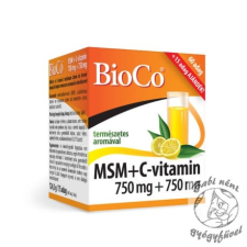 BioCo BIOCO MSM + C-VITAMIN 750 MG + 750 MG ITALPOR vitamin és táplálékkiegészítő