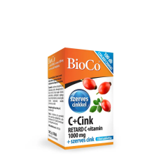  Bioco c+cink retard c-vitamin 1000 mg 100 db vitamin és táplálékkiegészítő