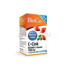 BioCo C+CINK RETARD C-VITAMIN 1000MG 100DB vitamin és táplálékkiegészítő