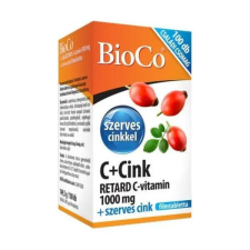 BioCo C + Cink Retard C-vitamin 1000mg filmtabletta 100db vitamin és táplálékkiegészítő