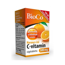  BIOCO C-VITAMIN 500MG RÁGÓTABLETTA NARANCS 100X vitamin és táplálékkiegészítő