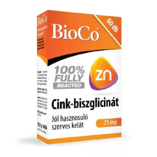 BioCo Cink-biszglicinát 25mg 60db tabletta vitamin és táplálékkiegészítő