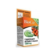  BioCo Csipkebogyós Retard C-vitamin 1000 mg tabletta, családi csomag (100 db) vitamin és táplálékkiegészítő
