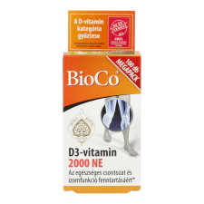 BIOCO D3-VITAMIN 2000 NE TABLETTA vitamin és táplálékkiegészítő