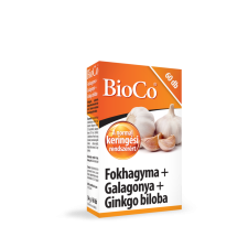 BioCo Fokhagyma + Galagonya + Ginkgo biloba 60 db gyógyhatású készítmény
