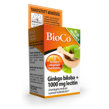  Bioco gingko biloba+lecitin 1000mg kapszula 90 db vitamin és táplálékkiegészítő