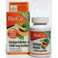 BioCo Ginkgo Biloba + 1000 mg Lecitin Megapack 90 db - BioCo vitamin és táplálékkiegészítő