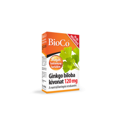  BioCo Ginkgo Biloba kivonat 120mg 90db tabletta vitamin és táplálékkiegészítő