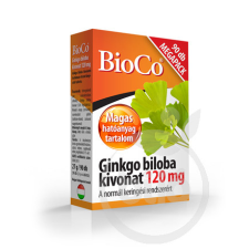  Bioco ginkgo biloba tabletta 120mg 90 db gyógyhatású készítmény