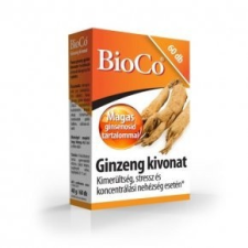 BioCo ginzeng tabletta - 60db gyógyhatású készítmény
